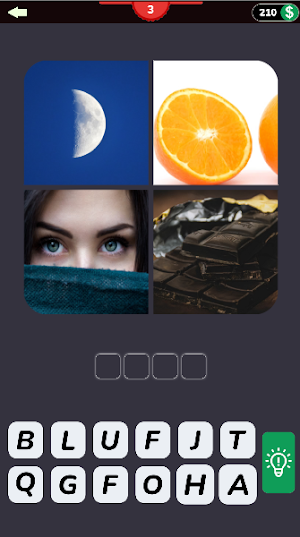 4 Pics 1 Word Quiz Game Screenshot 1