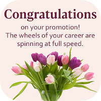 congratulations on promotion