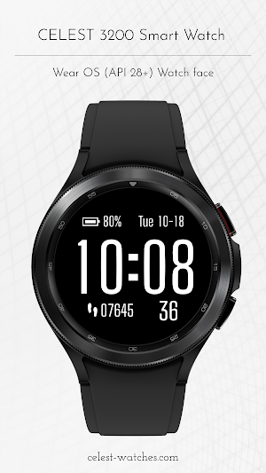 CELEST3200 Digital Smart Watch Screenshot 1