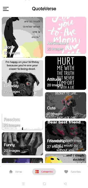 QuoteVerse Screenshot 2