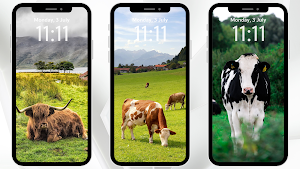 Cow Aesthetic Wallpaper Screenshot 1