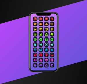 DarkBoard XS Gradient Icon Pack Screenshot 0