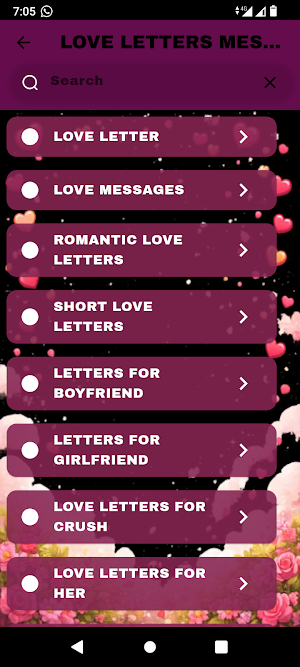 Love Letter Messages Screenshot 0