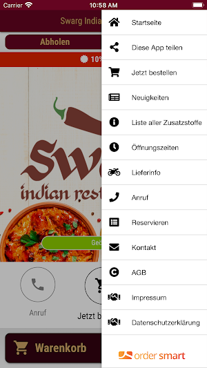 Swarg Indian Restaurant Screenshot 2