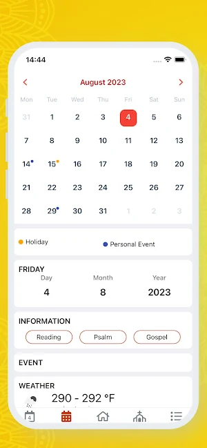 Catholic Calendar 2023 Screenshot 2