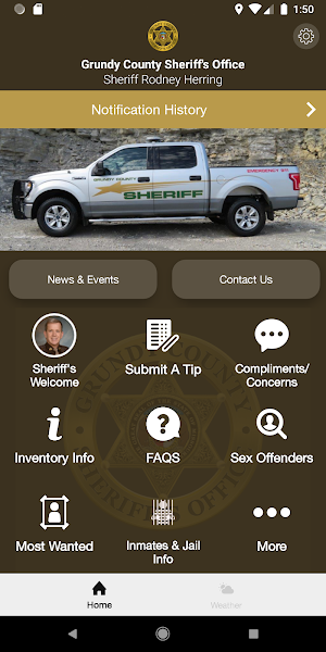Grundy County Sheriff's Office Screenshot 0