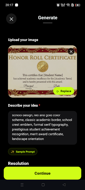 AI Certificate Maker - Pixazo Screenshot 3