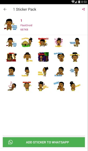 WAstickerApps Papua Screenshot 2