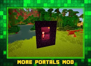 More Portals Mod for mcpe Screenshot 0