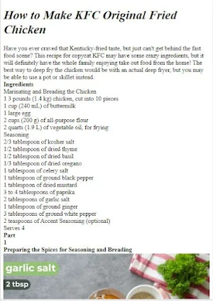 Chicken Recipes Guide Screenshot 0