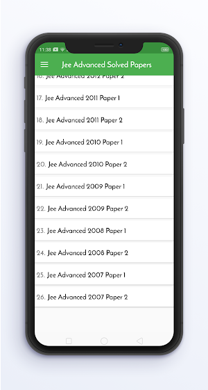 14 Years JEE Advanced Solved Papers Offline Screenshot 2
