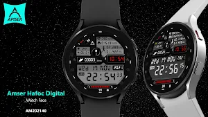 Amser Hafoc Digital Watch Face Screenshot 0