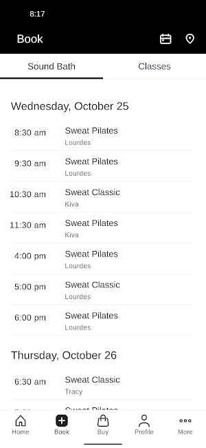 Sweat Pilates Screenshot 1