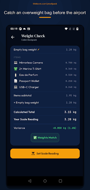 ProofPack: Bag & Luggage Pack Screenshot 2