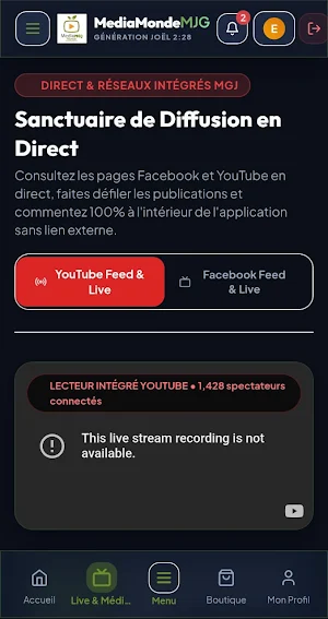 MGJ Media Monde Screenshot 1