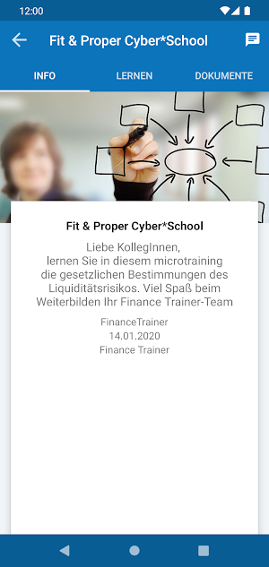 Finance Trainer Mobile Campus Screenshot 1