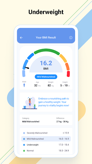 BMI Calculator- Weight Monitor Screenshot 2