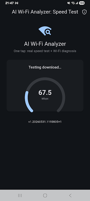 AI Wi-Fi Analyzer: Speed Test Screenshot 0