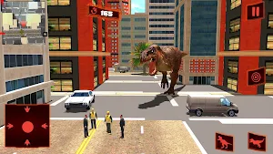 Angry Dino Smash City Rampage Screenshot 0