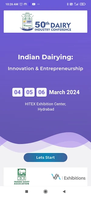 50th Dairy Industry Conference Screenshot 2