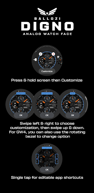 BALLOZI Digno Watch Face Screenshot 3