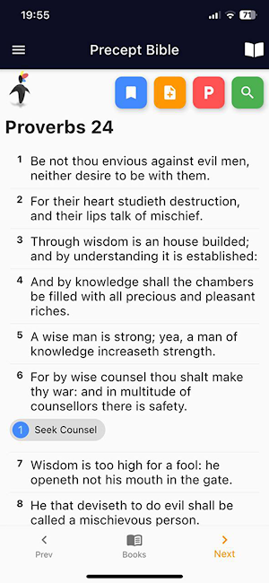 Precept Bible Screenshot 0