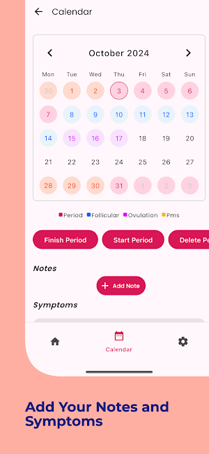 Moona - Period Tracker Screenshot 1