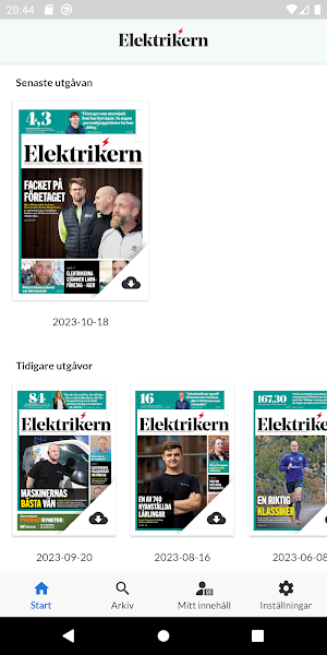 Tidningen Elektrikern Screenshot 0
