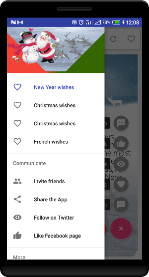 Valentines New Year and Christmas Love SMS Screenshot 0