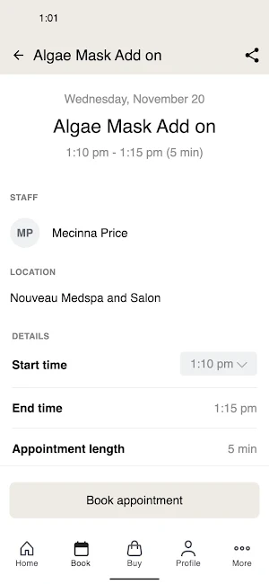 Nouveau Medspa and Salon Screenshot 3
