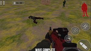 Zombie attack 3D: Shooting War Screenshot 3