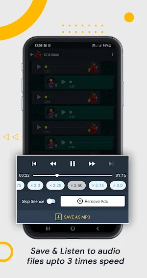 Opus to Mp3 | OM Player I Save and Fast play audio Screenshot 1