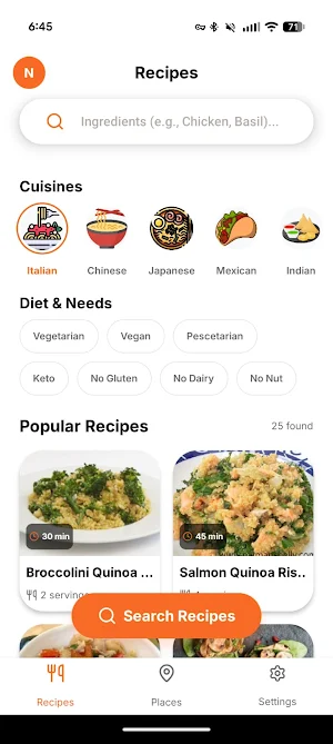 TasteTrail Screenshot 1