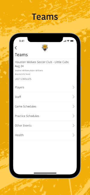 Houston Wolves Screenshot 2