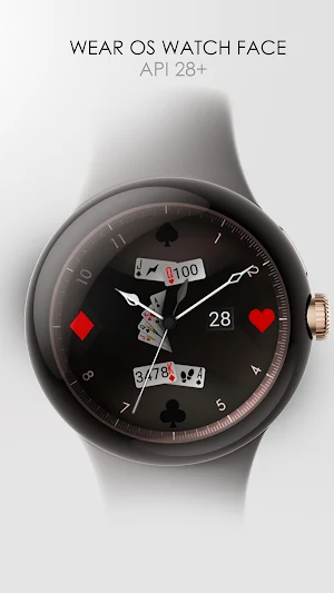 Poker analog watch face Screenshot 0