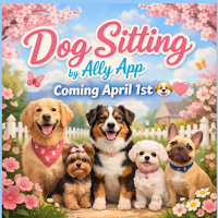 Dog Sitting by Ally
