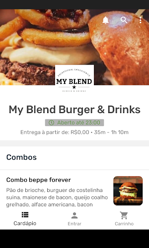 My Blend Burger & Drinks Screenshot 0