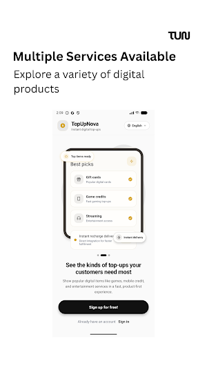 TopUpNova Screenshot 1