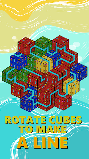 Cube Line Puzzle Screenshot 2