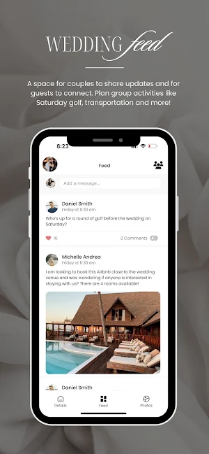 Guestlist Wedding App Screenshot 2