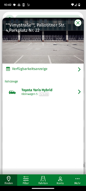Stadtteilauto Freising Screenshot 2