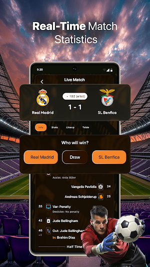 MatchScore: Soccer Live Scores Screenshot 2