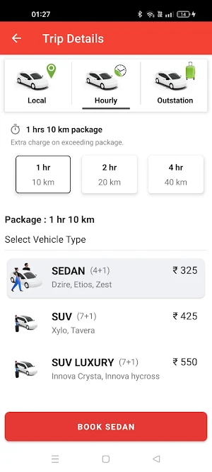 Six Taxi - Ride Booking App Screenshot 3