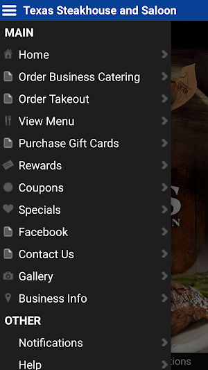 Texas Steakhouse and Saloon Screenshot 1