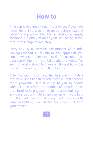 Pufff: Breathing exercises Screenshot 2