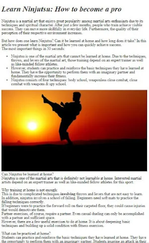 How to Do Ninjutsu Training Screenshot 3