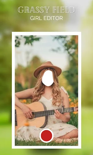 Grassy Field Girl Jeans Editor Screenshot 0