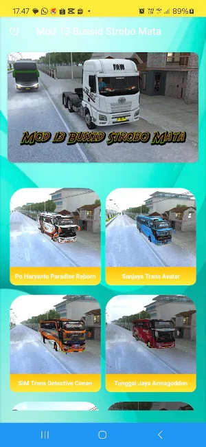Mod 13 Bussid Strobo Mata Screenshot 1