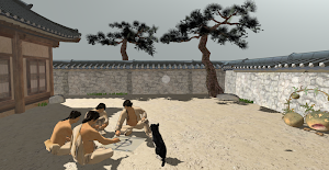 옛 그림 보여주는 고양이 - 미술감상 실감형콘텐츠 Screenshot 2