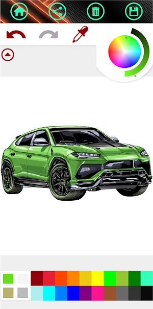 Car Coloring Book - Car Paint Screenshot 0